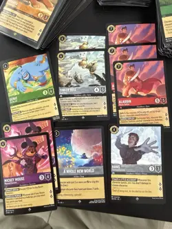 Lorcana First Chapter & Rise Of The Floodborn 240 Card Bulk C/UC/R/SR/Legendary - Image 5