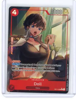 Doll (Alt Art) OP11-008 R Fist of Divine Speed ONE PIECE Card Game English - Image 1