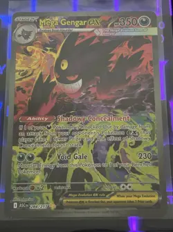 Mega Gengar EX 284/217 SIR Pokemon TCG Card SPECIAL ILLISTRATION Rare NM - Image 1