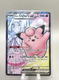 Lillie's Clefairy ex - 173/159 SV09: Journey Together NM Pokemon Card TCG - Image 1
