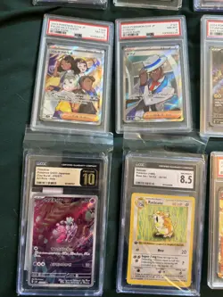 Pokemon Graded Slab Lot PSA CGC TAG Charizard Pikachu Vintage Modern 18 Cards - Image 2