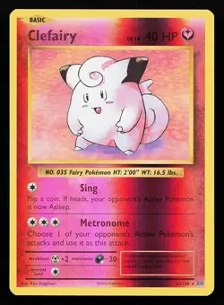 Clefairy 63/108 Reverse Holo Rare XY Evolutions Pokemon Card - Image 1