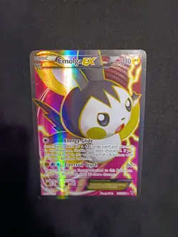 Pokemon TCG Emolga EX Full Art Ultra Rare XY Holo Card 143/146 2014 English - Image 1