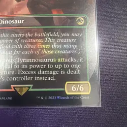 Ravenous Tyrannosaurus (Borderless) -Foil slight curling - Image 3