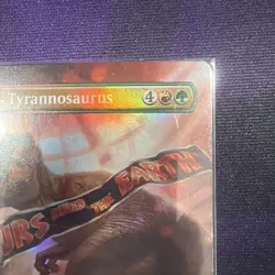 Ravenous Tyrannosaurus (Borderless) -Foil slight curling - Image 4