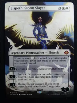 Elspeth Storm Slayer Borderless - TDM - Mtg Card #3EJ - Image 1