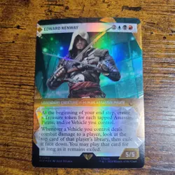 Edward Kenway (Showcase) (Textured Foil) #269 NM Assassin's Creed ACR Magic MTG - Image 1