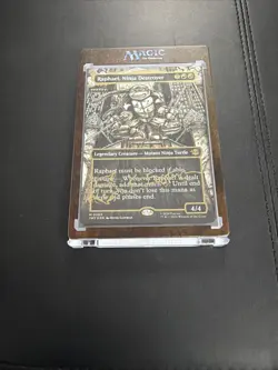 Magic:The Gathering: Raphael, Ninja Destroyer, Gold -Stamped Signature TMNT RARE - Image 1