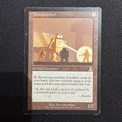 Magic: The Gathering Metalworker Artifact Creature Urza's Destiny Rare MP - Image 1