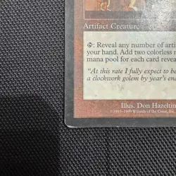 Magic: The Gathering Metalworker Artifact Creature Urza's Destiny Rare MP - Image 5