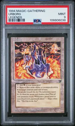 URBORG Legends PSA 9 Vintage MTG [Nostalgium] - Image 1