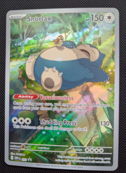 Pokemon Snorlax 051 from ETB 151 S&V/Sw&Sh NM Condition Promo Black Star ENG NM - Image 1