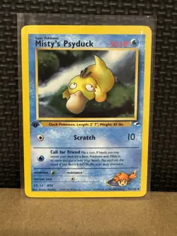 2000 Pokemon Gym Heroes - Misty’s Psyduck - 1st Edition Ungraded 54/132 - Image 1