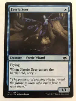 MTG Modern Horizons Faerie Seer 051/254 LP - Image 1