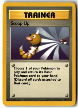 Scoop Up ⭐ 78/102 Rare Base Set 1999 Pokemon NM/LP - Image 1