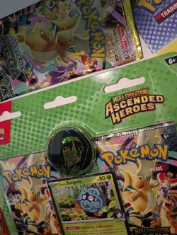 Pokemon Ascended Hero’s Coin Blister Pack + Mix Lot Of Pokemon Packs - Image 2