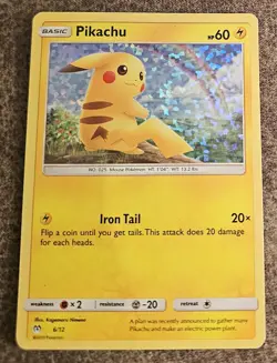 💥VERY RARE💥 Pokemon TCG Pikachu Mcdonalds Promos 6/12 Holo Promo Promo LP - Image 1