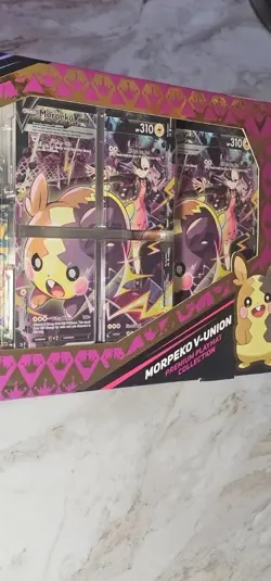 Pokemon TCG Crown Zenith Morpeko V-Union Premium Playmat Collection - Image 3