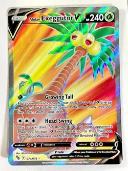 Alolan Exeggutor V 071/078 Ultra Rare Full Art - Pokemon Go Set - Near Mint NM - Image 1