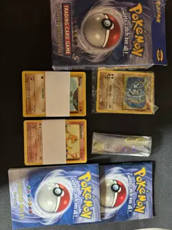 Pokemon Base Set 2-Player Starter Set Sealed Decks,Counters, Machamp, Open Box - Image 1