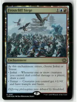 Frostcliff Siege 187 Foil NM MTG Tarkir: Dragonstorm Magic - Image 1