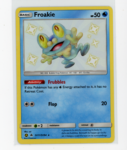 2019 Pokemon Hidden Fates Froakie Shiny Vault #SV11/SV94 (TJ) - Image 1