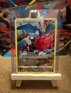 Pokemon TCG Druddigon Swsh12: Silver Tempest Trainer Gallery TG09/TG30 Holo NM - Image 1