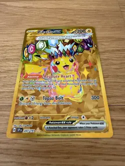 Pikachu ex #247/191 Hyper Rare Gold – Surging Sparks SV08 Pokemon - Image 3