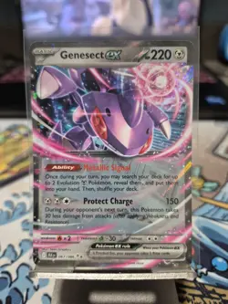 Pokemon TCG Genesect EX 067/086 Black Bolt Double Rare - Image 1