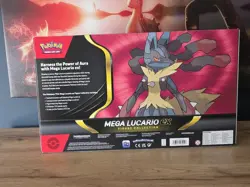 Pokemon TCG Mega Lucario EX Figure Collection Box New & Sealed (Dent In Corner) - Image 3