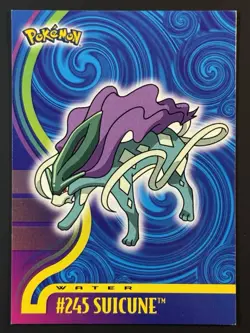 Pokemon Suicune #245 Topps Johto League Champions - Image 1
