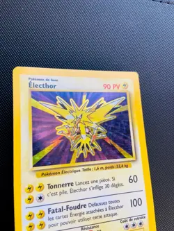 Carte Pokemon Electhor 16/102 HOLO Ed2 Set De Base Edition 2 Wizards - Image 3