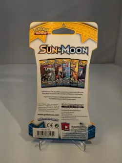 Pokemon Sun & Moon Base Set Sleeved Booster Pack Factory Sealed - Image 2
