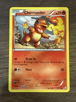 Charmander Common Legendary Treasures 17/113 LP - Image 1