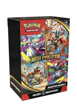 Pokemon Mega Evolution Booster Bundle Box 6 Booster Packs - Image 1