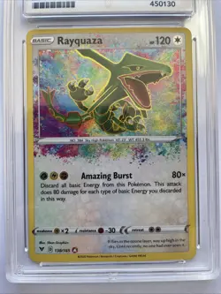 Pokemon TCG Rayquaza Vivid Voltage 138/185 Holo Amazing Rare ACE 8 NM-MT - Image 2