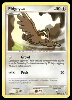 Pokemon Pidgey Secret Wonders #99/132 - Image 1