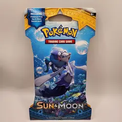 Pokemon Sun and Moon Base Set Sleeved Booster Pack Set of 3 Factory Sealed - Image 5