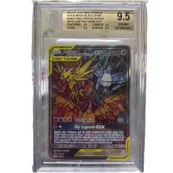 2019 POKEMON #SM210 MOLTRES & ZAPDOS & ARTICUNO GX BGS 9.5 - Image 1