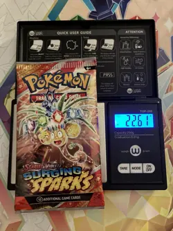 HEAVY! 22.61g Surging Sparks Pokemon TCG Booster Pack - Image 1