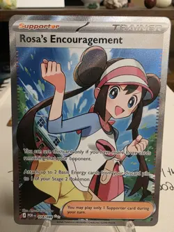 Rosa's Encouragement - 114/088 - SR - Perfect Order - English - Pokemon - Image 1