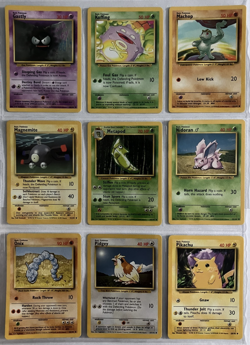 Pokemon Base Set Jungle Fossil Complete Commons & Uncommons LP Authentic - Image 5