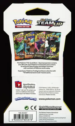 Pokemon TCG Sun & Moon Team Up Sleeved Booster Pack [Brand New] - Image 2