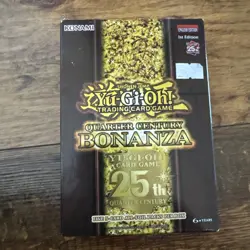 Yugioh Quarter Century BONANZA Booster Box 5 Pack 1st Edition - Image 1