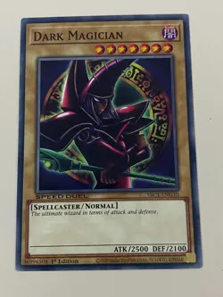 Yugioh Dark Magician x 3 - 1st Edition Red Cloak NM - Plus Free Holographic Card - Image 3