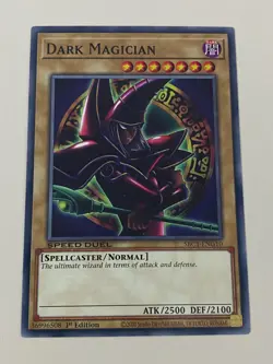 Yugioh Dark Magician x 3 - 1st Edition Red Cloak NM - Plus Free Holographic Card - Image 4