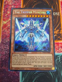 Yu-Gi-Oh! The Tripper Mercury DRL3-EN006 Secret Rare 1st Edition Near Mint - Image 1