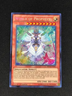 YUGIOH WORLD OF PROPHECY MP14-EN081 1ST SECRET - Image 1
