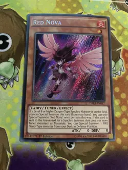 Yu-Gi-Oh! Red Nova DRL3-EN017 1st Edition NM Secret Rare - Image 1