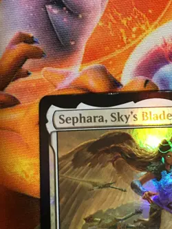 C6731 MTG MAGIC M20 CORE SET 2020 SERPHARA, SKY'S BLADE #036 FOIL HP RARE - Image 3